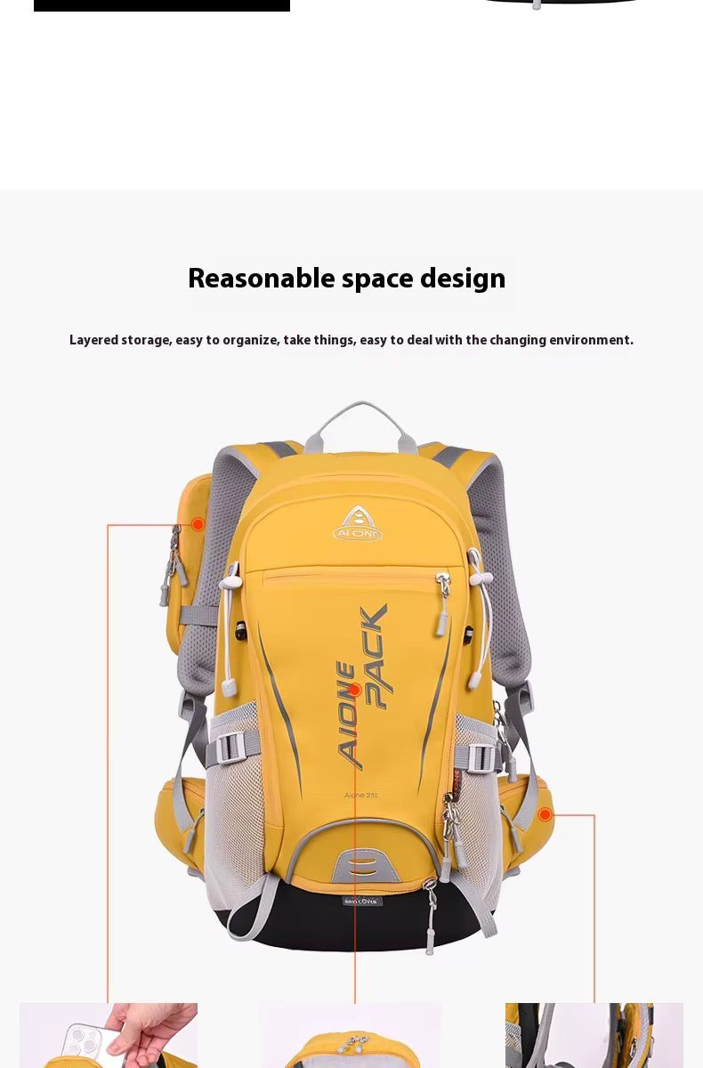 Wanderrucksack 25L wasserdicht – Leicht, atmungsaktiv & robust