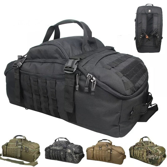 Robuste Reisetasche 3-in-1 mit MOLLE-System für Outdoor & Sport