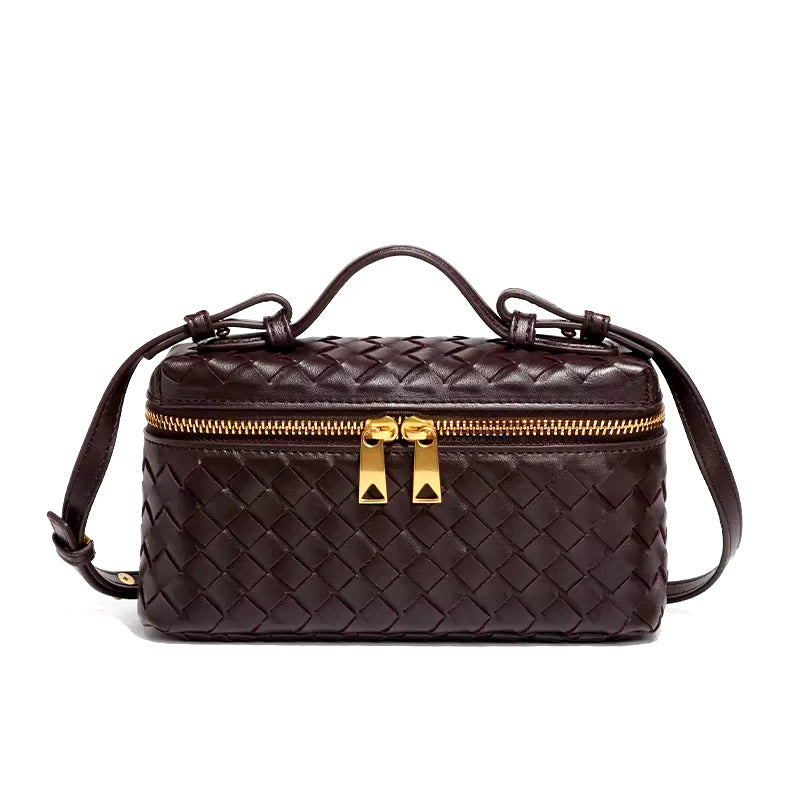 Geflochtene Handtasche aus Veganem Leder – Elegant & Vielseitig für Jeden Anlass