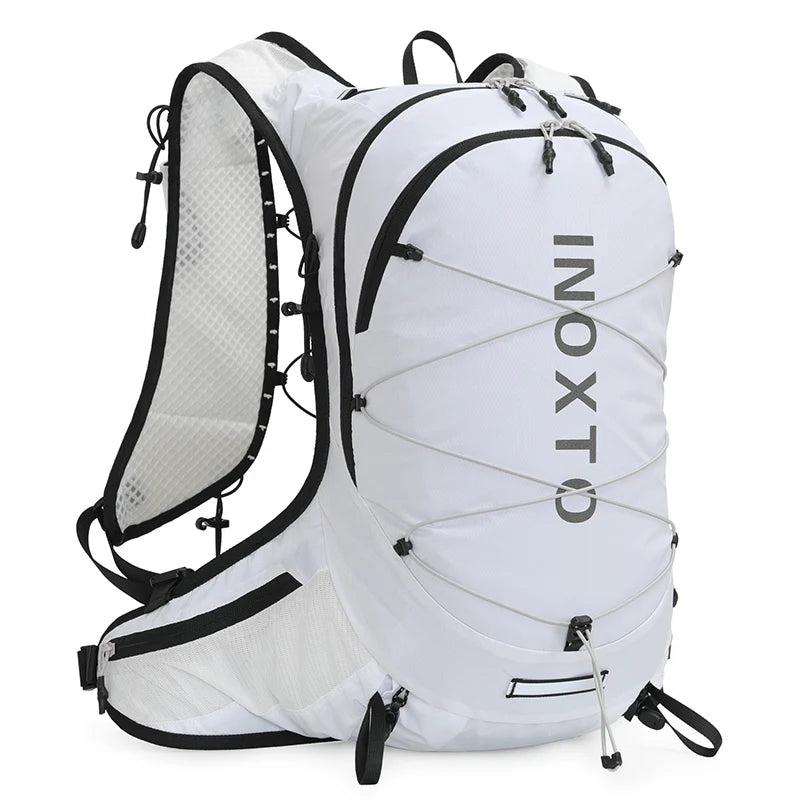 Lauf- & Fahrradrucksack 18L – Trinksystem & 360° Reflektoren