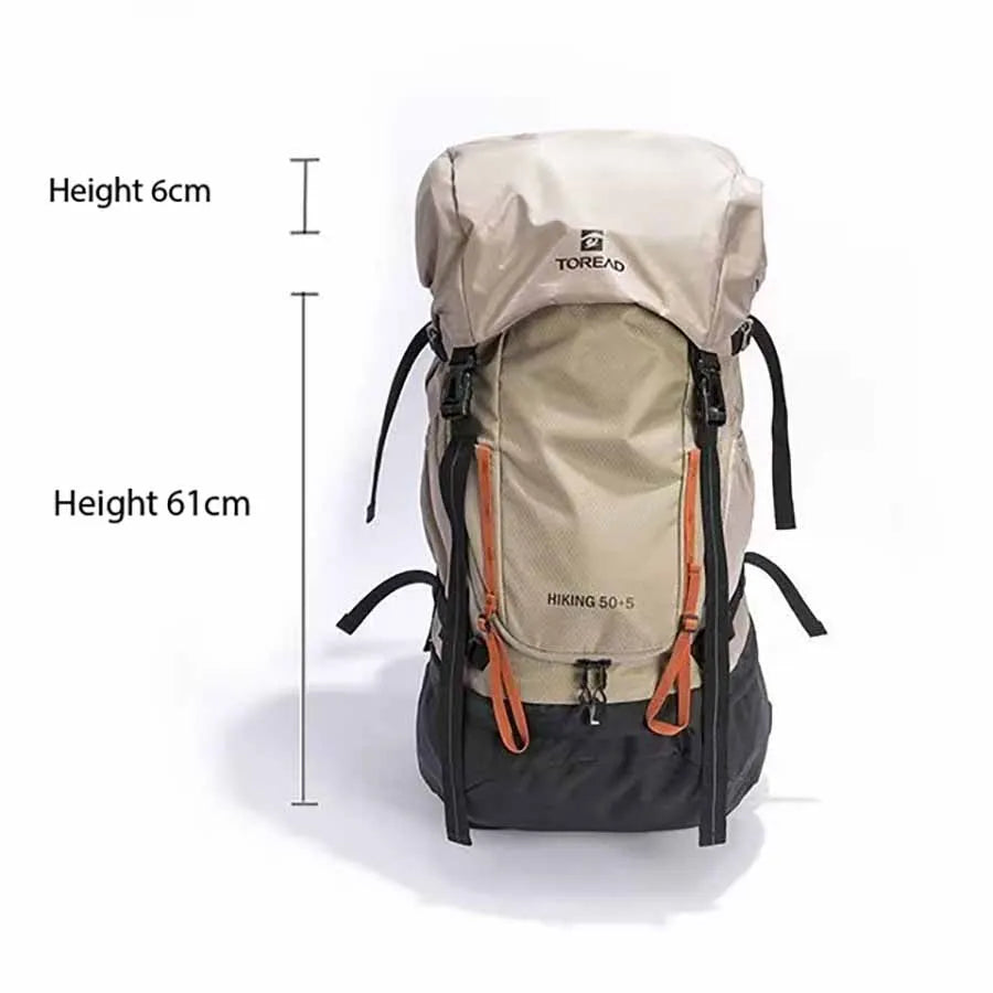 Wanderrucksack 50L Pfadfinder – Verstellbar, mit Regenhülle
