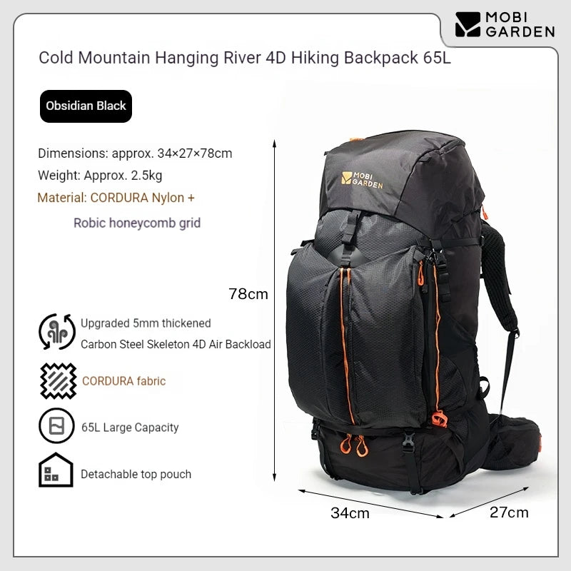 Trekkingrucksack 65L Gipfelkönig – Wasserdicht & robust