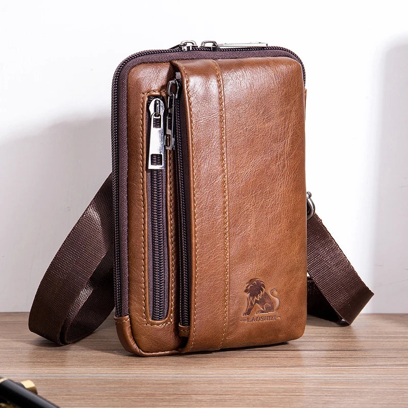 Gürteltasche Herren Leder – Multifunktional mit Haken