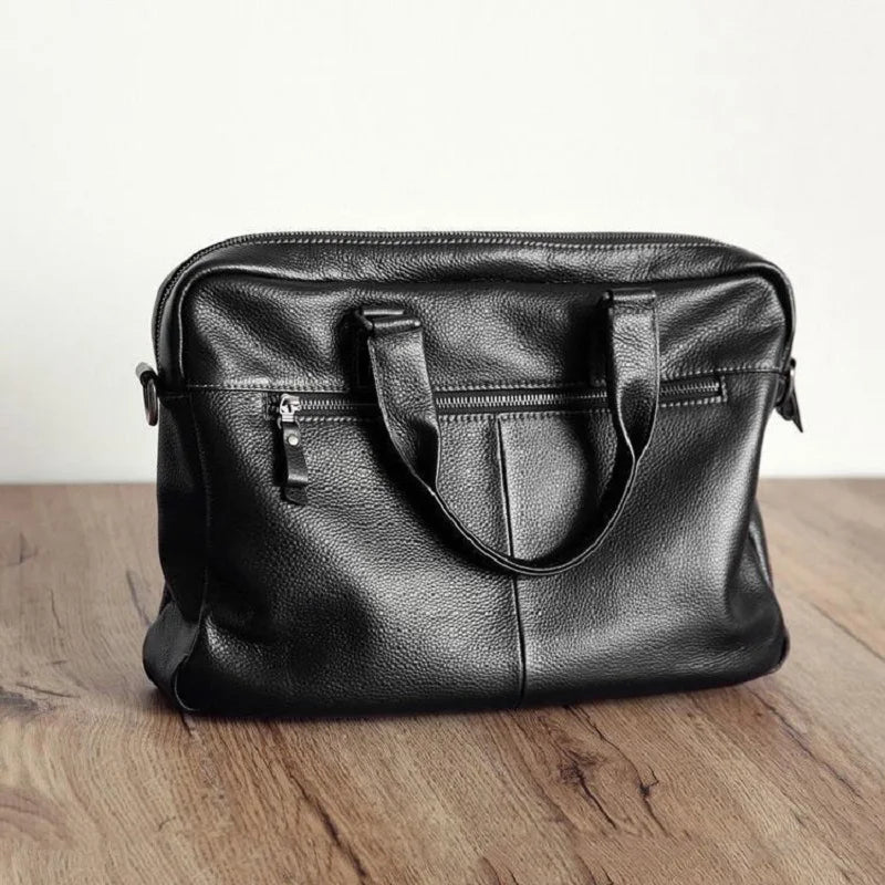 Aktentasche Herren Leder – Business Umhängetasche braun