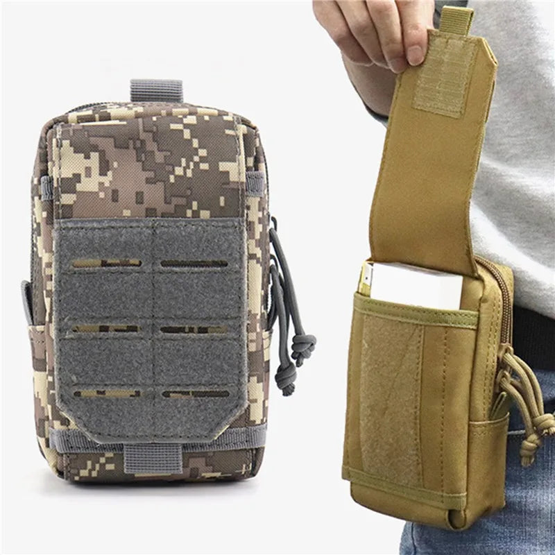 Molle Pouch Hüfttasche Outdoor Herren 1.5L – 1000D Nylon, MOLLE