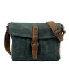 Vintage Messenger Bag – Gewachstes Canvas & Leder, Satchel 4L