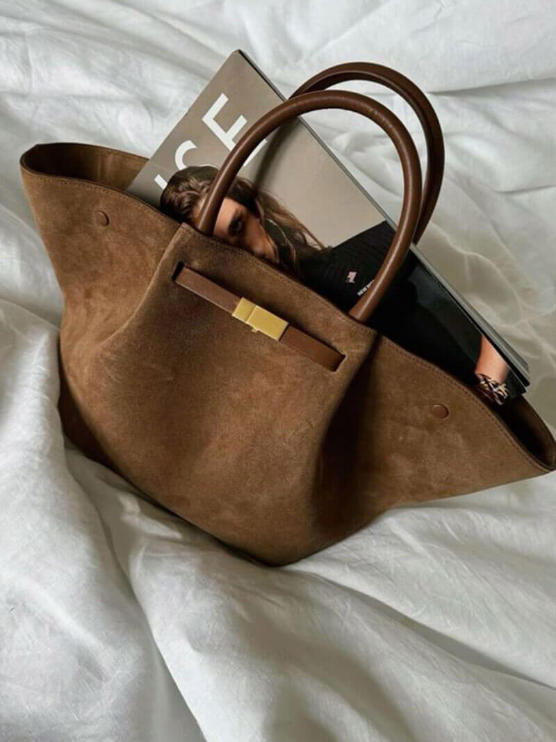 Vegan Wildleder Tote – Elegant & Praktisch für Jeden Anlas