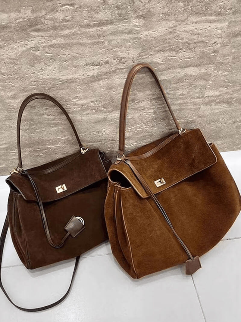 Chic Handtasche aus Veganem Wildleder – Zeitlose Klasse für Jeden Anlass