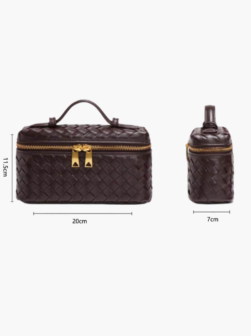 Geflochtene Handtasche aus Veganem Leder – Elegant & Vielseitig für Jeden Anlass