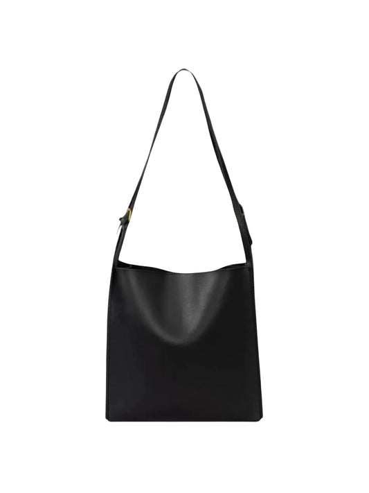 Halbrunde Schultertasche aus Veganem Leder – Elegant & Geräumig für den Alltag