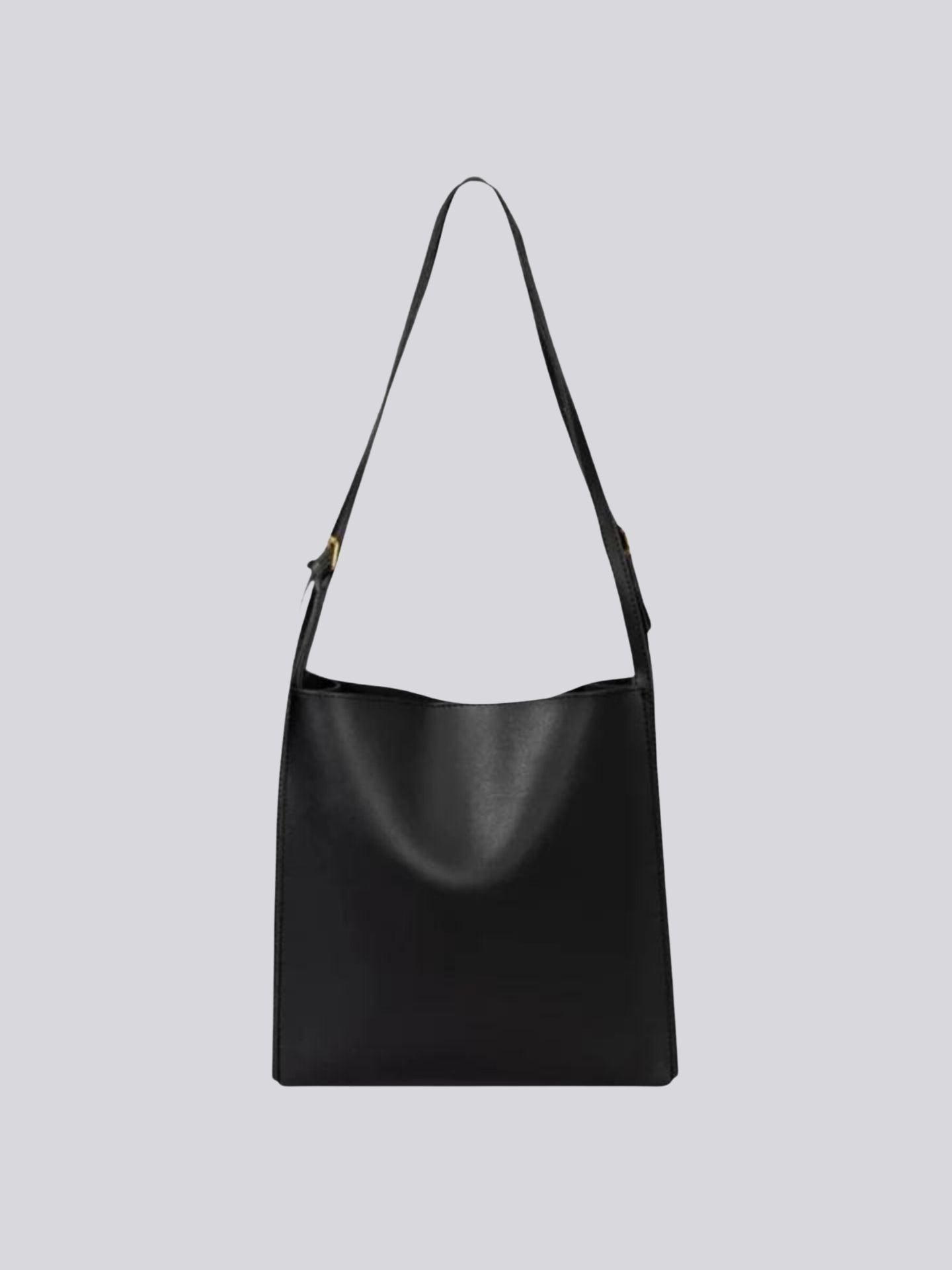 Halbrunde Schultertasche aus Veganem Leder – Elegant & Geräumig für den Alltag