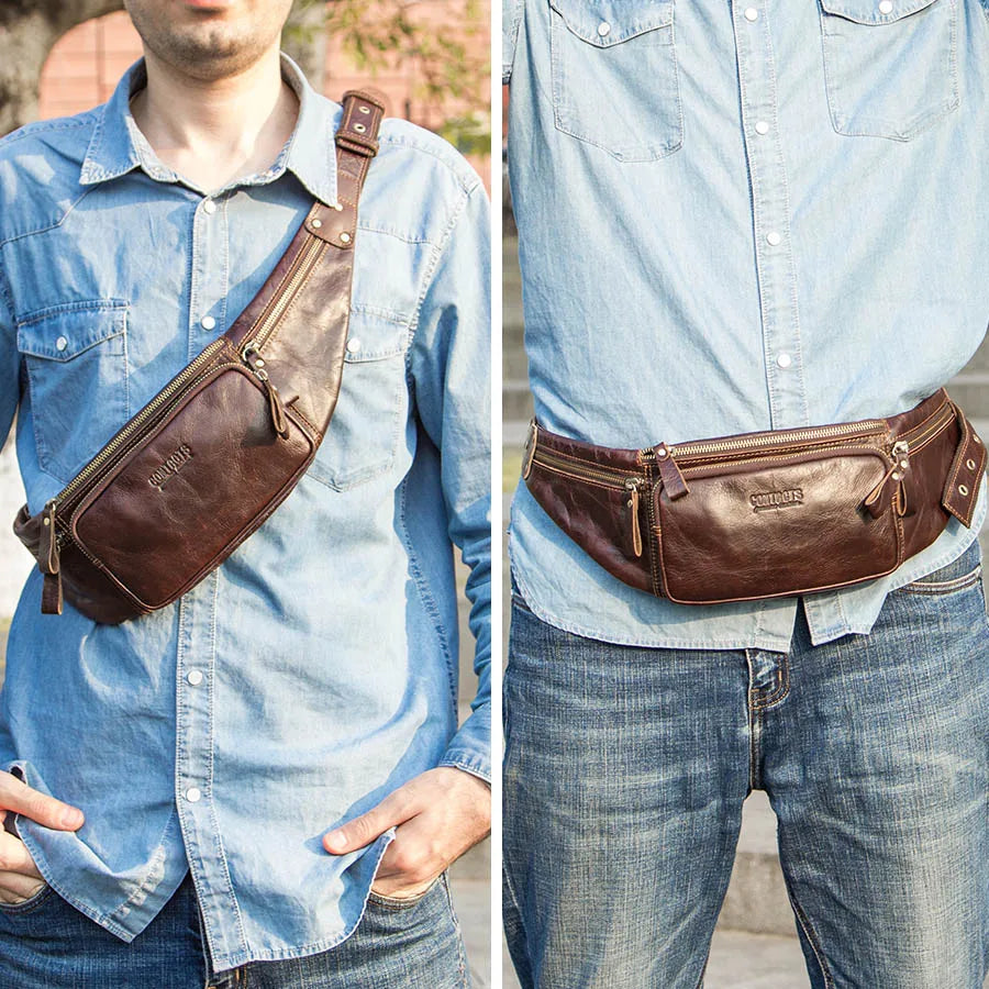 Gürteltasche Leder – Kompakt für Handy & Karten