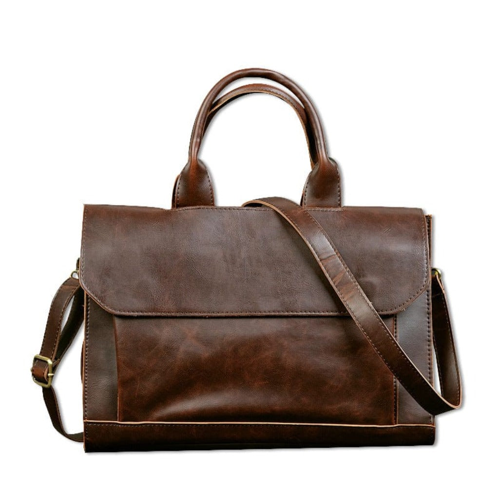 Vegane Messenger Tasche Herba Verde – Nachhaltig & Wasserabweisend 6L