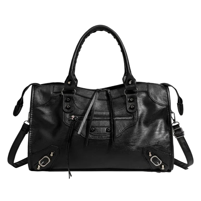 Halbrunde Vegan Tote – Stilvolle & Nachhaltige Damentasche
