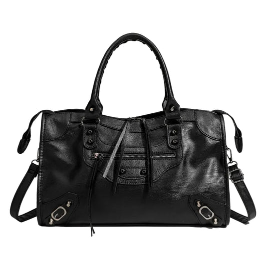 Halbrunde Vegan Tote – Stilvolle & Nachhaltige Damentasche