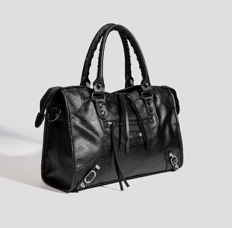 Halbrunde Vegan Tote – Stilvolle & Nachhaltige Damentasche