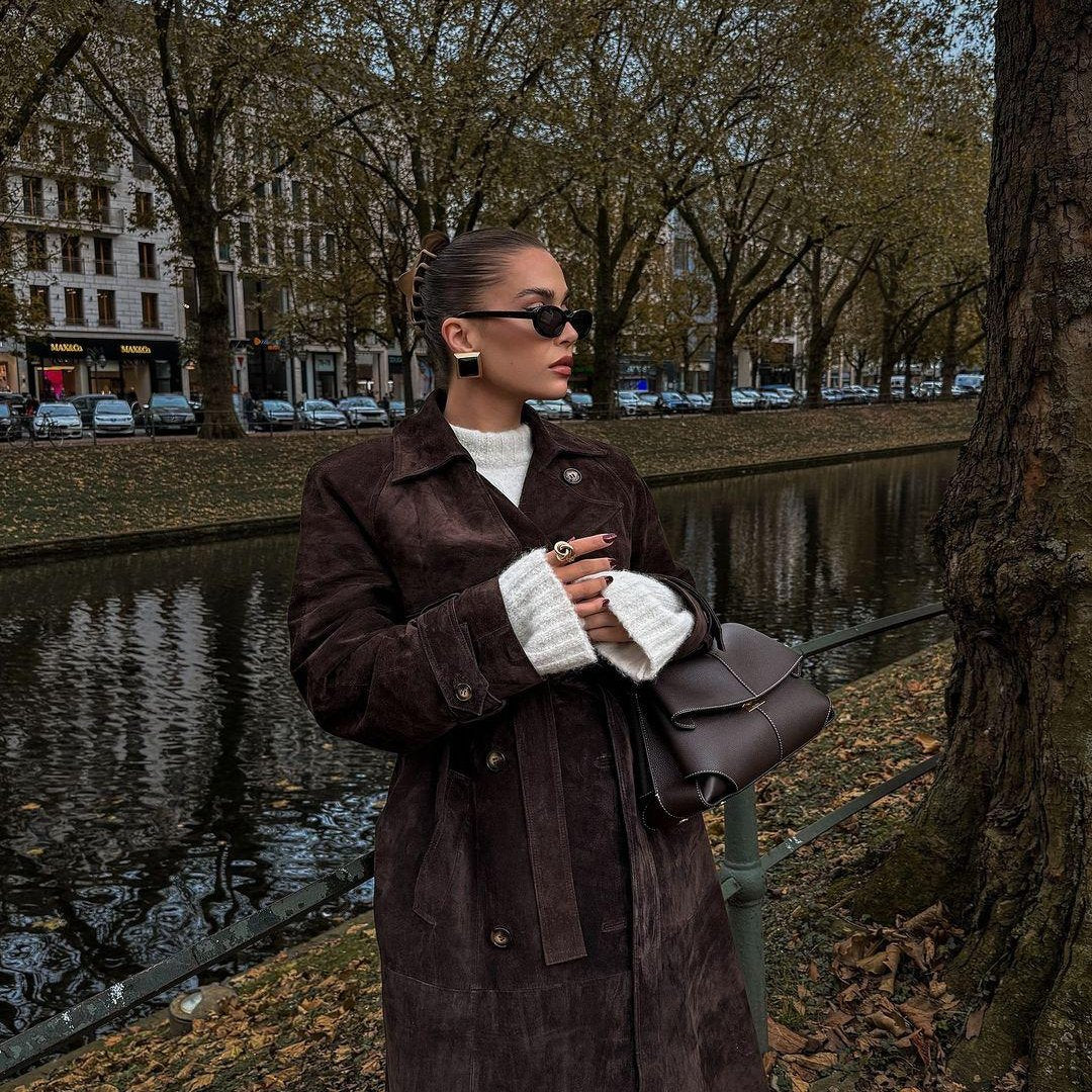 Vegan Suede Tote Bag – Elegante & Praktische Damentasche