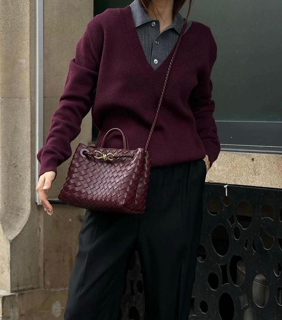 Gewebte Midi Handtasche – Handgemacht & Vielseitig Elegant