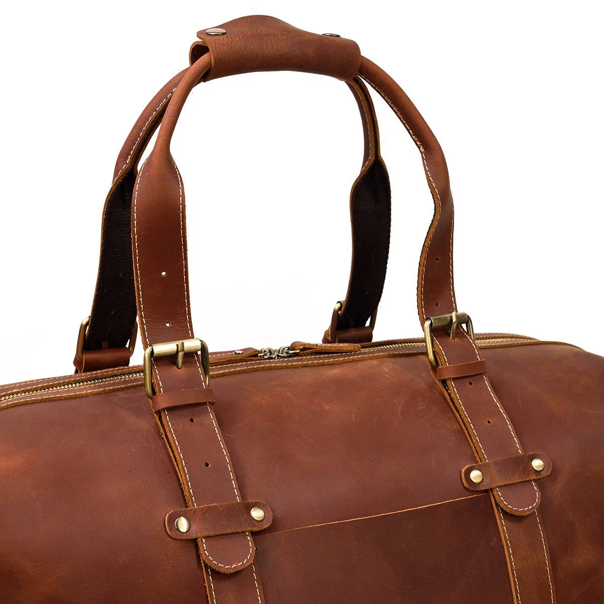 Reisetasche aus Leder 34L – Vintage Panamatasche für stilvolles Reisen