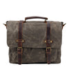 Umhängetasche Herren – Robuste Messenger Bag aus Canvas & Leder 14L