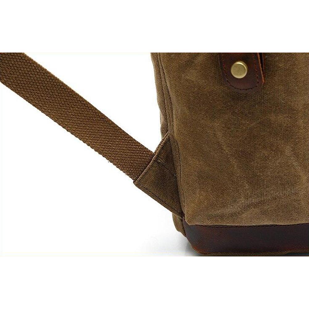 Army Rucksack FALKENRIGG 20L – Militär Rucksack Canvas & Leder