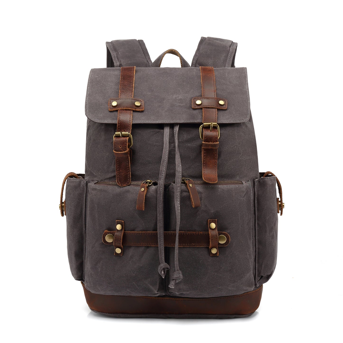 Army Rucksack FALKENRIGG 20L – Militär Rucksack Canvas & Leder
