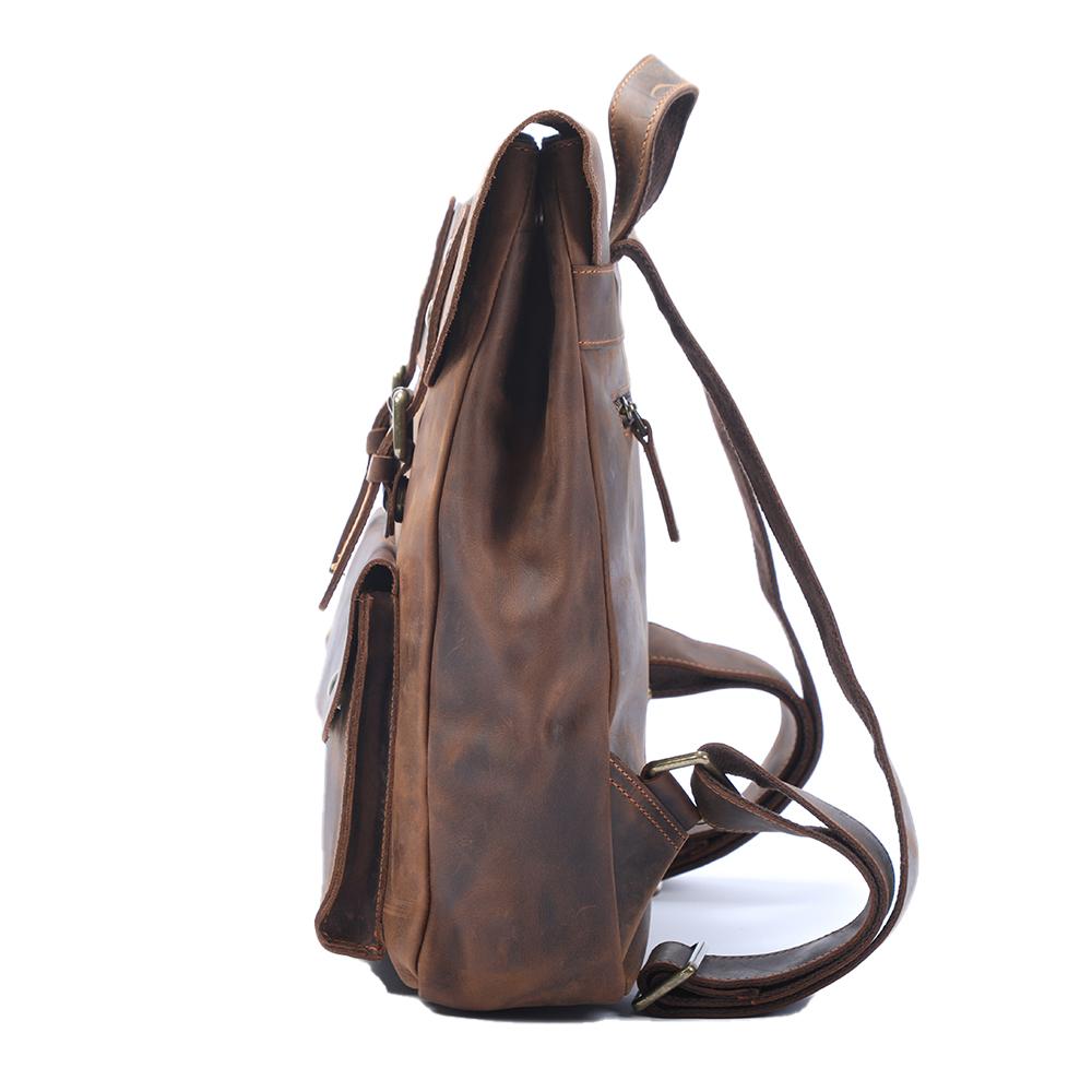 Vintage Leder Rucksack 10L Alvaro – Kompakt & Reisefreundlich