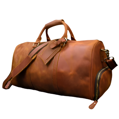 Weekender Leder – Vintage Reisetasche aus echtem Rindsleder 38L
