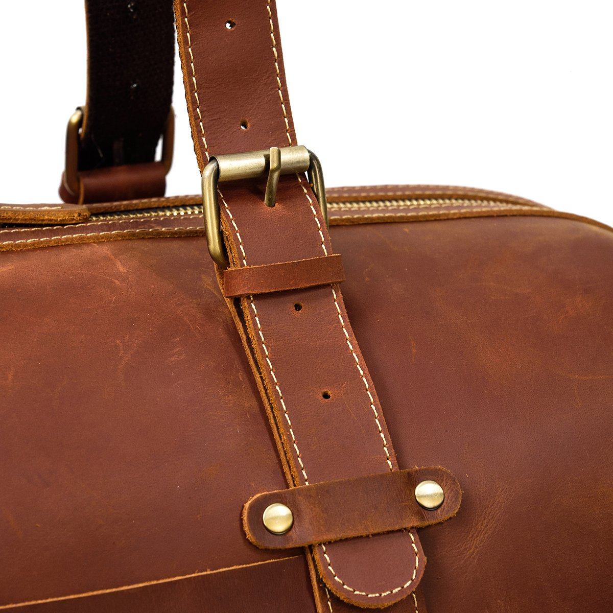 Reisetasche aus Leder 34L – Vintage Panamatasche für stilvolles Reisen