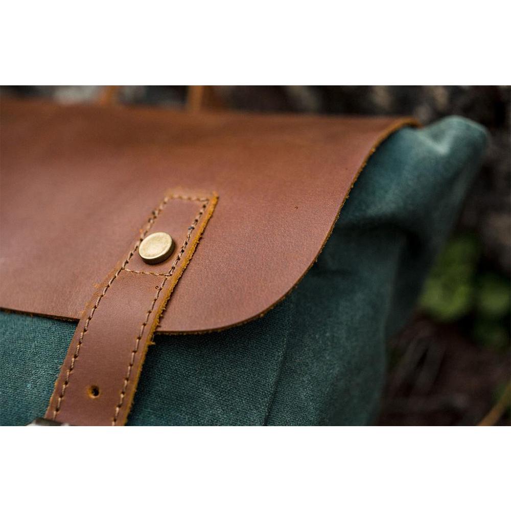 Retro Rucksack Schweden – Vintage Canvas Rucksack mit Laptopfach 18L