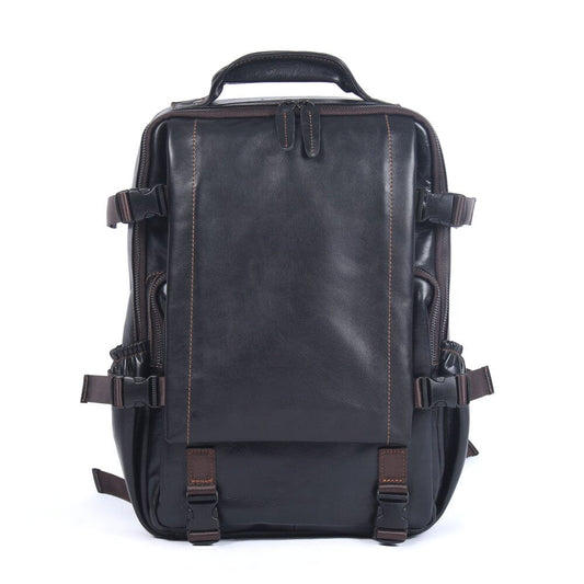 Schwarzer Lederrucksack Herren – Stylisch, langlebig & komfortabel
