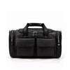 Schwarze Leder-Reisetasche 23L – Vintage