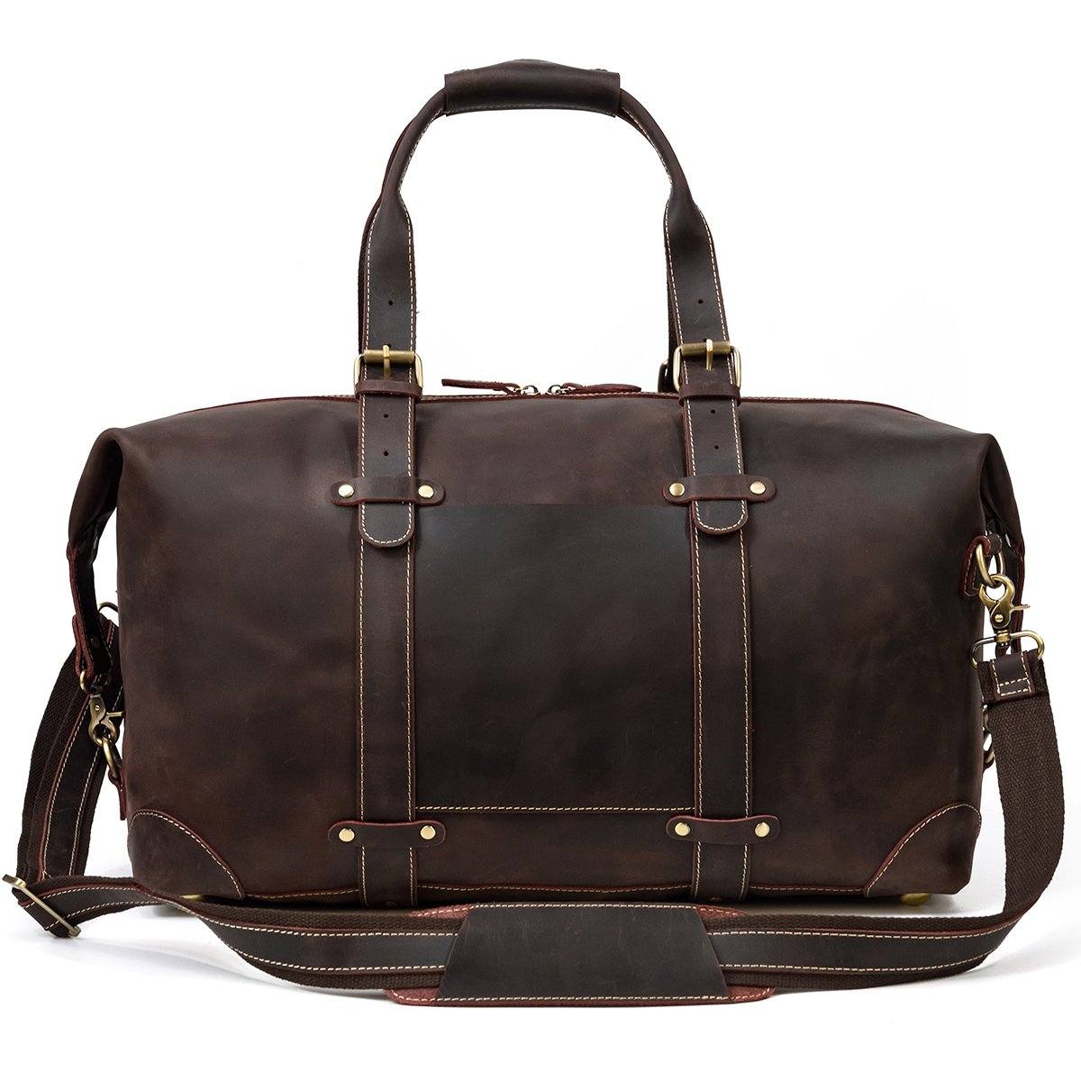 Reisetasche aus Leder 34L – Vintage Panamatasche für stilvolles Reisen