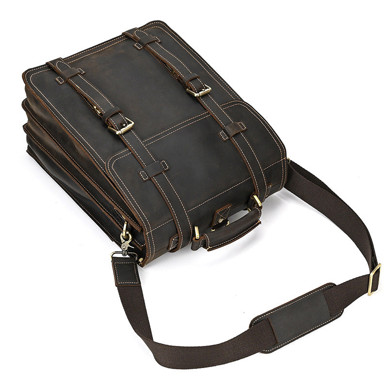 Damen Leder Rucksack 20L Evoria – Vintage Rucksack aus Echtleder