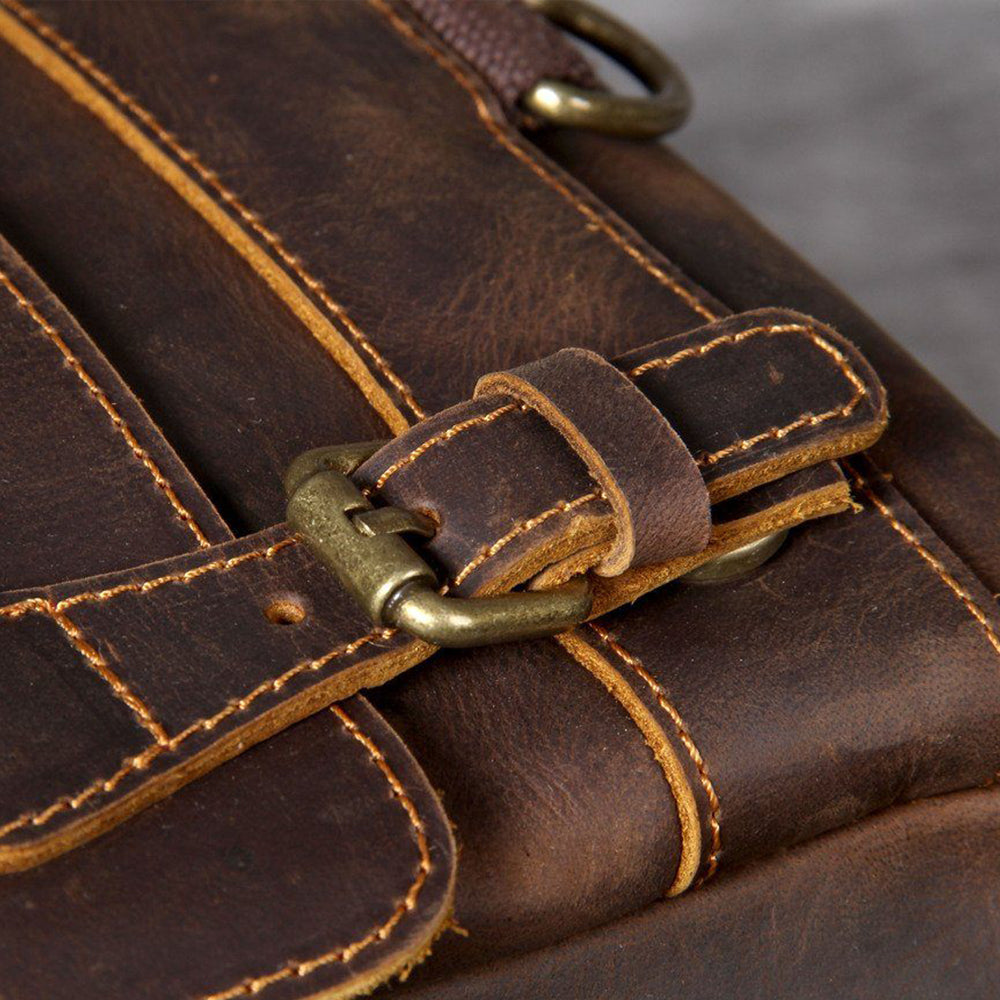 Leder Herren-Rucksack Moritz – Vintage-Rucksack in Hellbraun