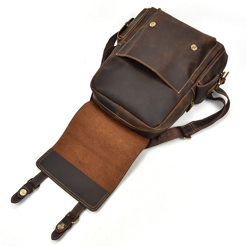 Damen Leder Rucksack 15L Uméra – Vintage Rucksack aus Echtleder