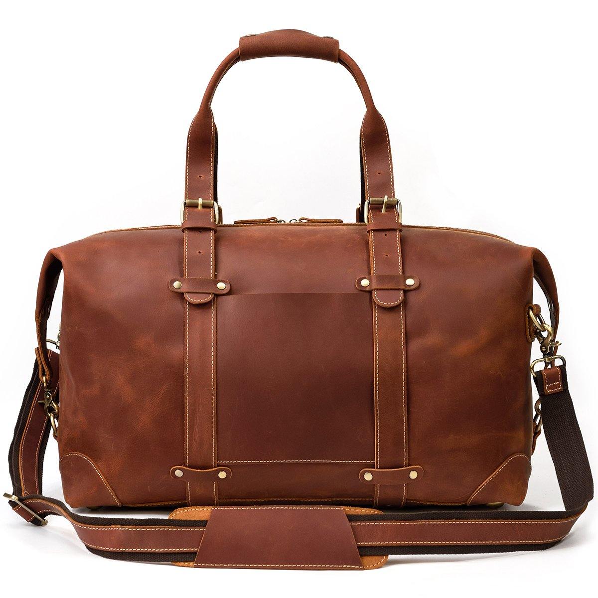 Reisetasche aus Leder 34L – Vintage Panamatasche für stilvolles Reisen
