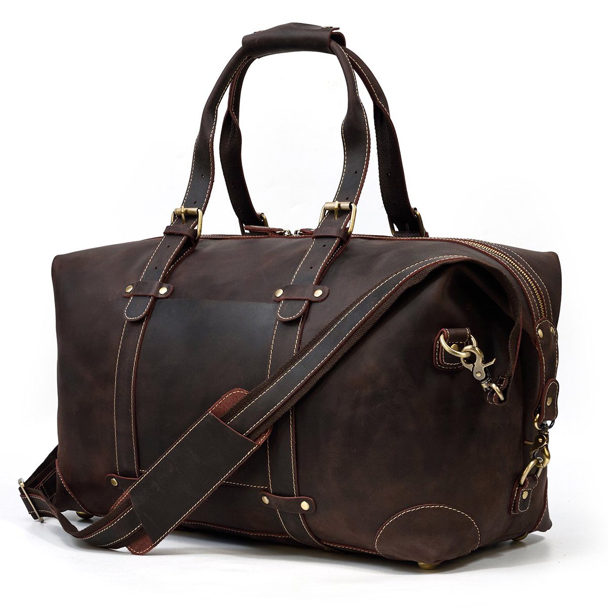 Reisetasche aus Leder 34L – Vintage Panamatasche für stilvolles Reisen