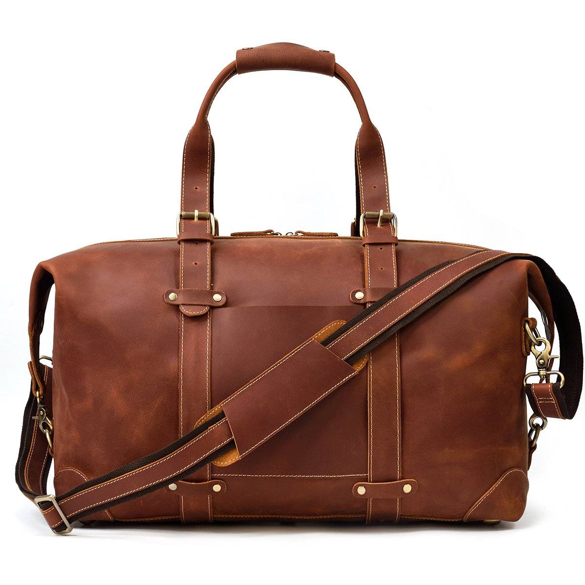 Reisetasche aus Leder 34L – Vintage Panamatasche für stilvolles Reisen
