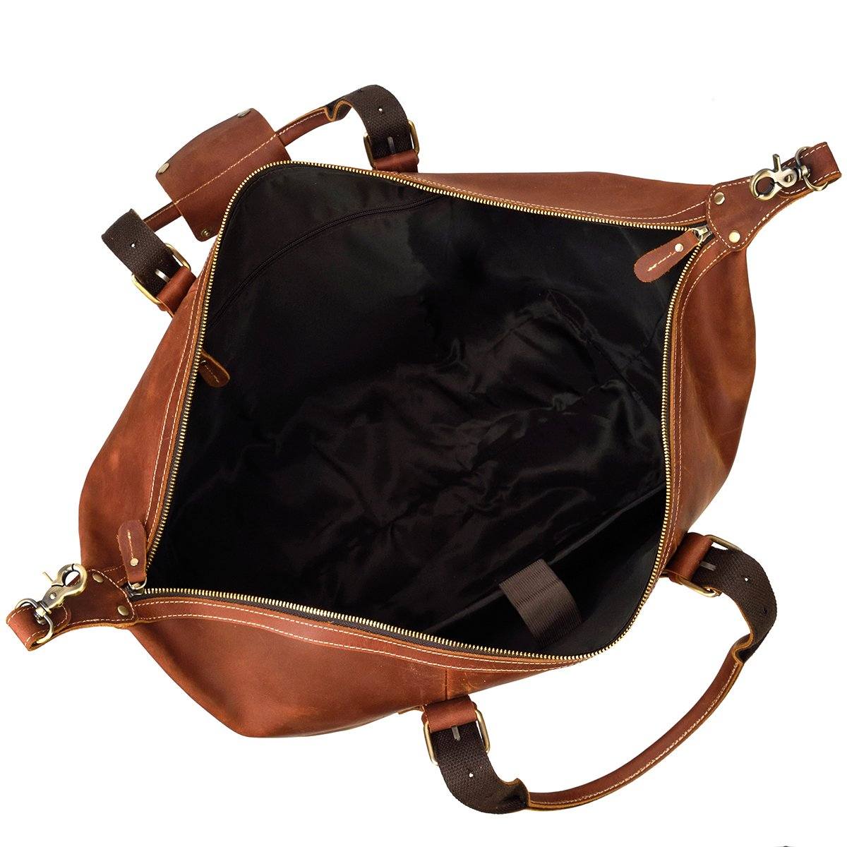 Reisetasche aus Leder 34L – Vintage Panamatasche für stilvolles Reisen