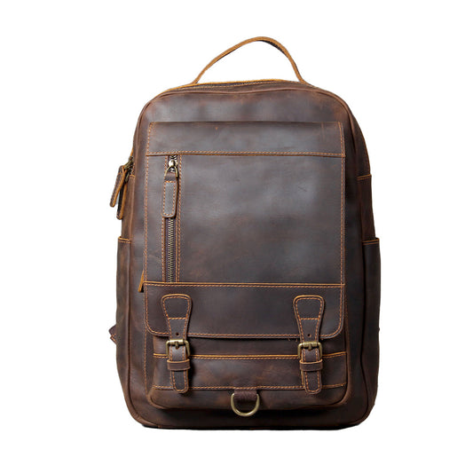 Leder Herren-Rucksack Moritz – Vintage-Rucksack in Hellbraun