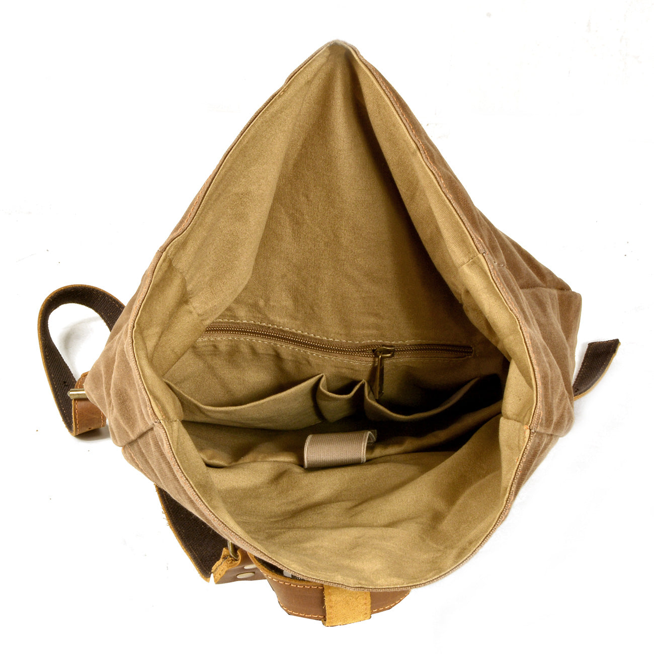 Waxed Canvas Rucksack 13L aus Canvas & Leder – Vintage Alltagsrucksack NORDMARK