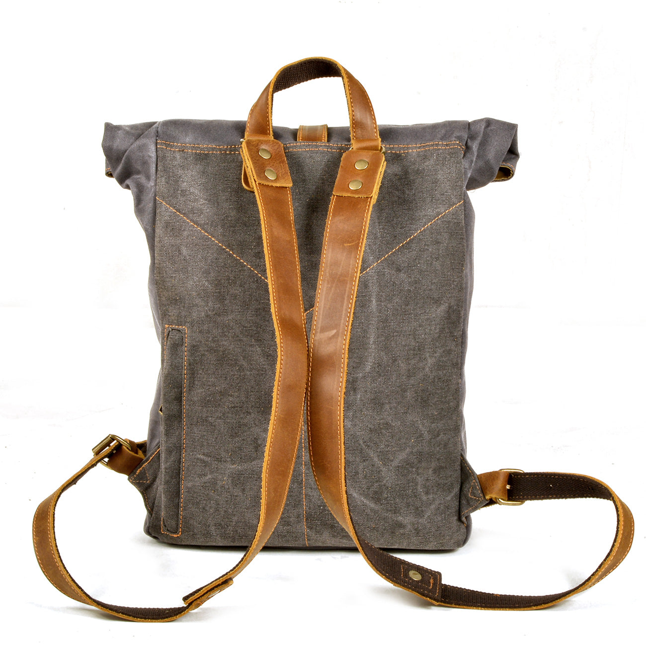 Waxed Canvas Rucksack 13L aus Canvas & Leder – Vintage Alltagsrucksack NORDMARK