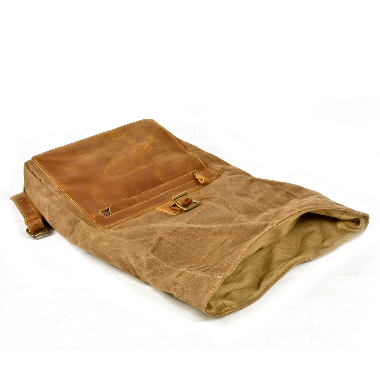 Waxed Canvas Rucksack 13L aus Canvas & Leder – Vintage Alltagsrucksack NORDMARK