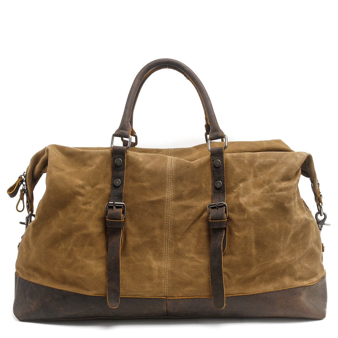 Duffel Bag Canvas Finland – Vintage Reisetasche aus Leder & Canvas