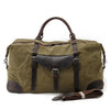 Vintage Canvas Weekender – Reisetasche mit Lederdetails, 56 L