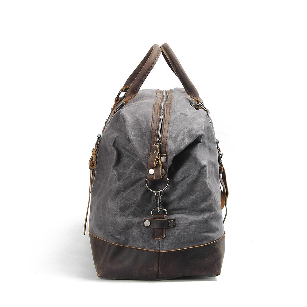 Duffel Bag Canvas Finland – Vintage Reisetasche aus Leder & Canvas