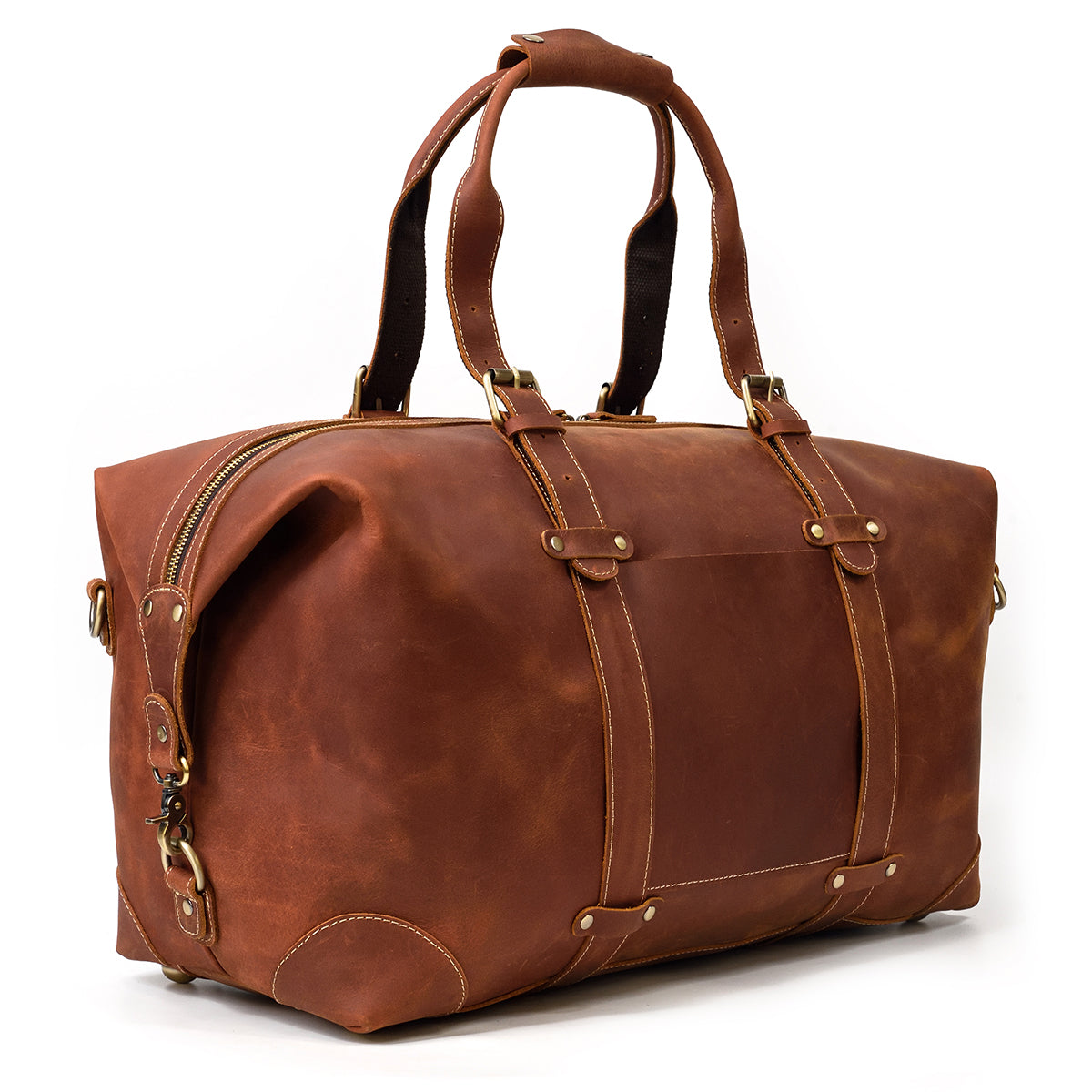 Reisetasche aus Leder 34L – Vintage Panamatasche für stilvolles Reisen