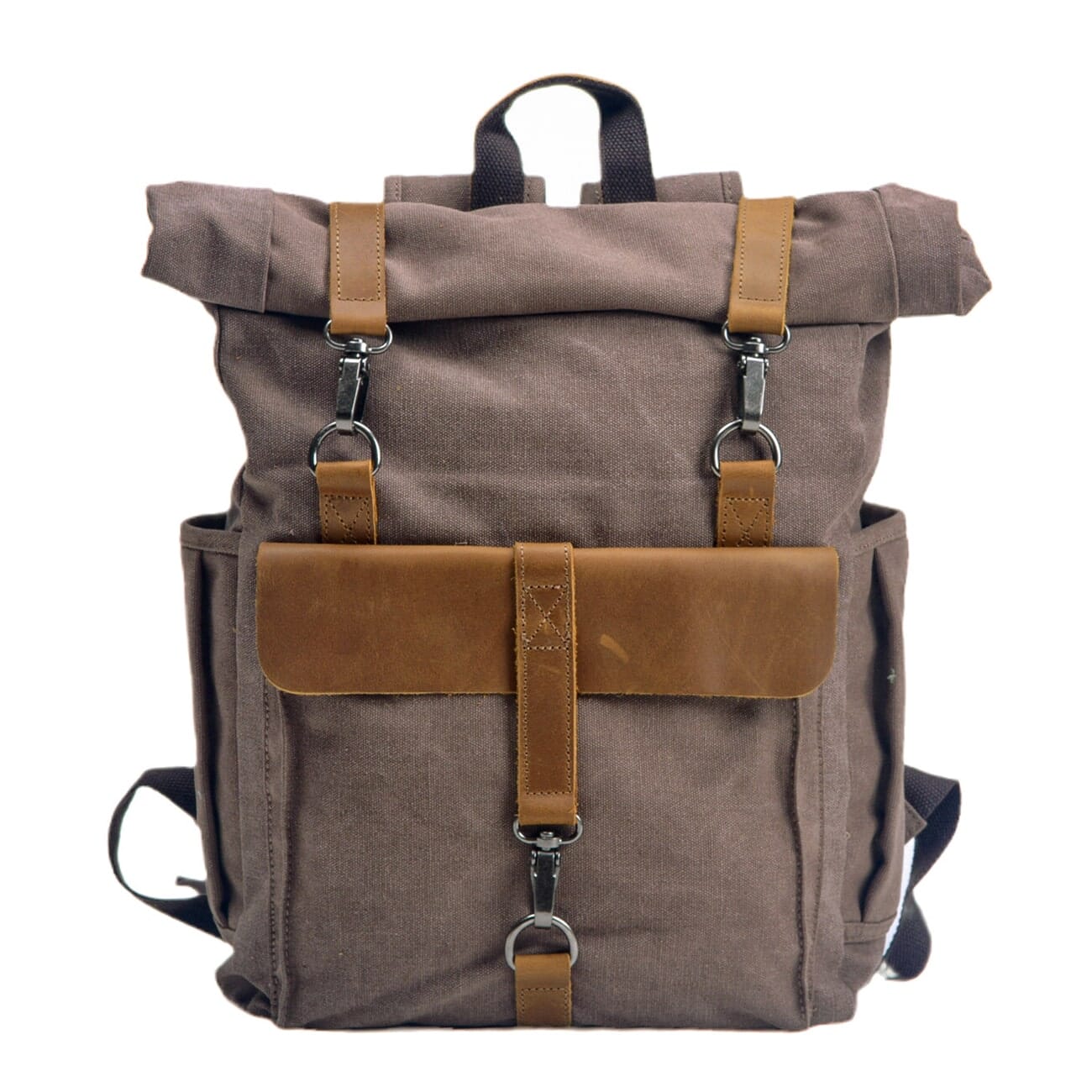 Canvas Tasche Vintage AMSTERDAM – Retro Rucksack mit Laptopfach