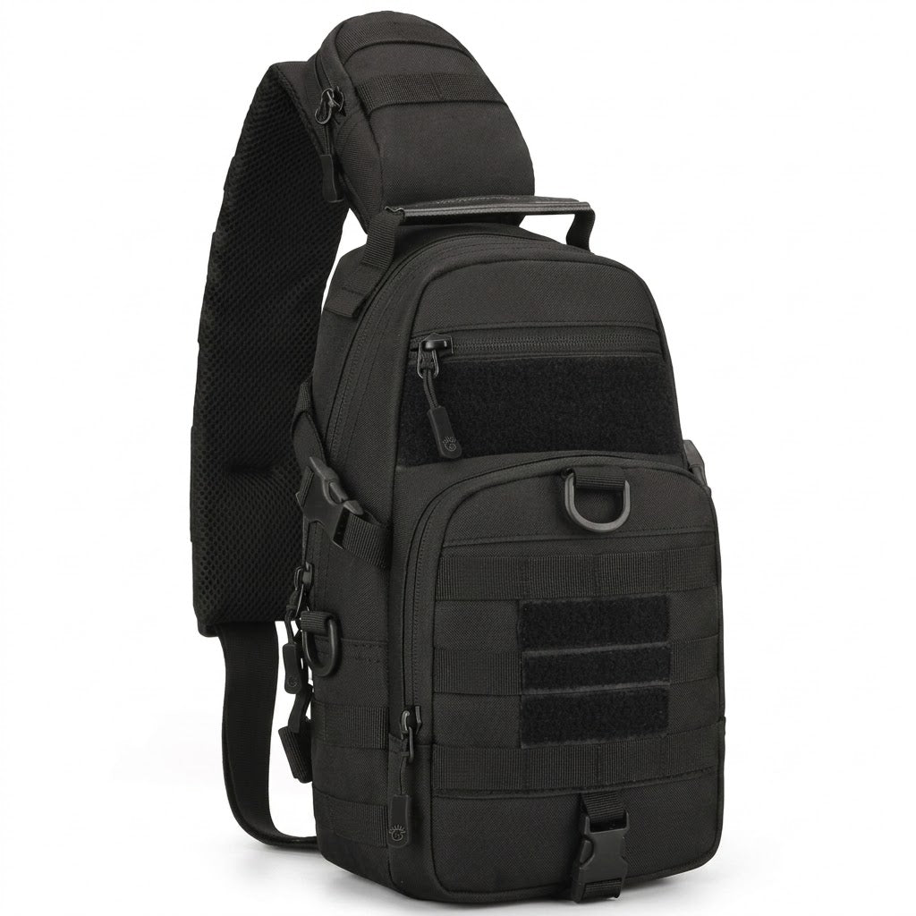 Herren Brusttasche Tactical 4L – MOLLE, Tablet-Fach & Multi-Pockets